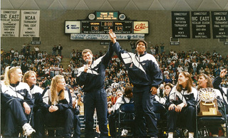 Championship ceremony at Gampel Pavilion